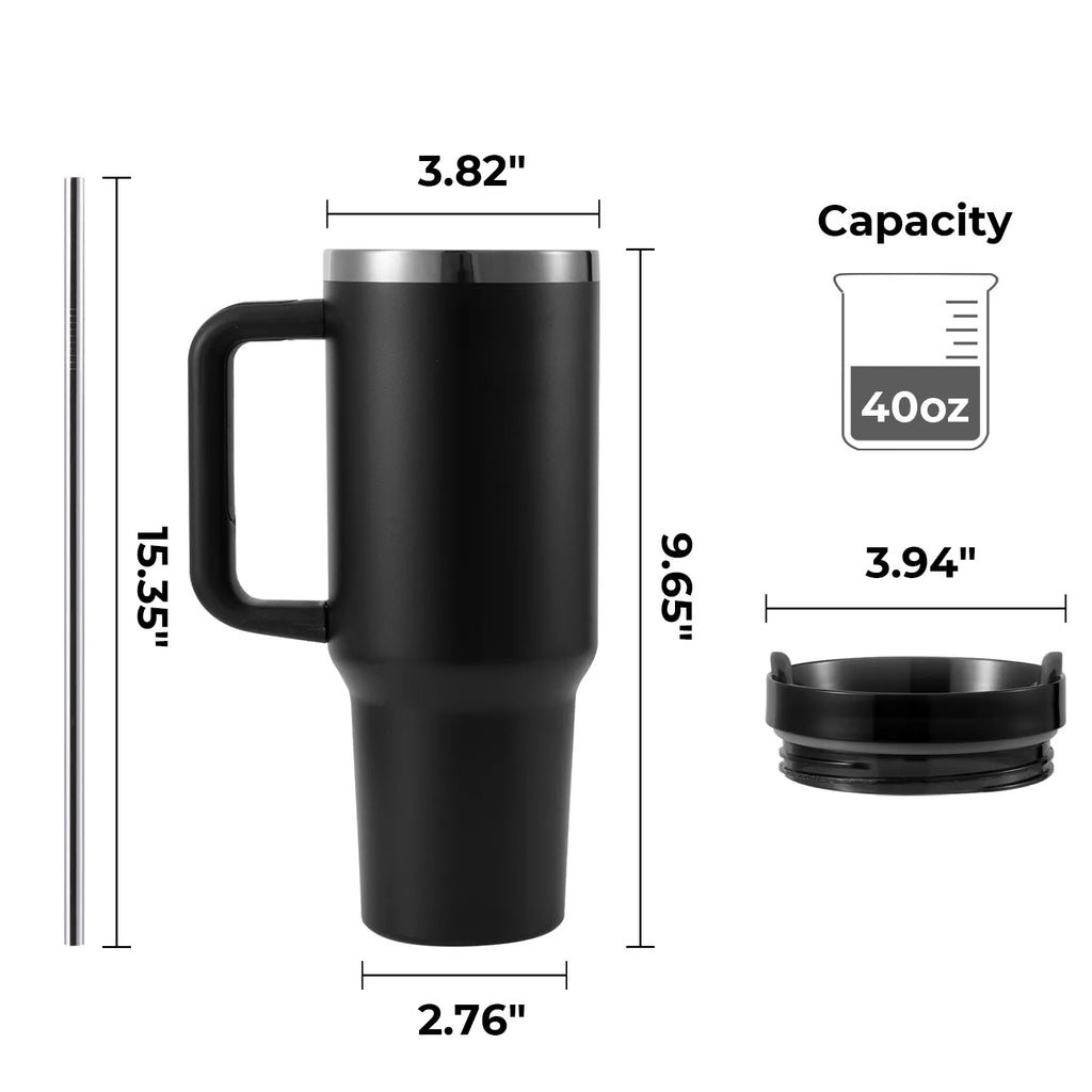 40oz Iridescent Ring Adventure Travel Tumbler