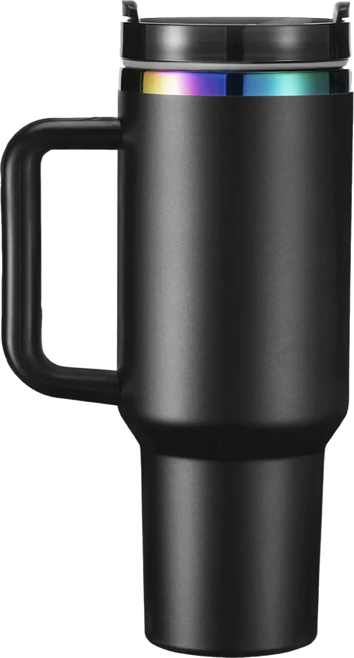 40oz Iridescent Ring Adventure Travel Tumbler