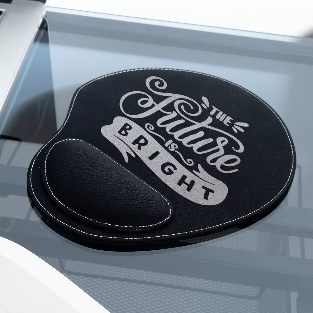 Ergonomic Leatherette Mouse Pad